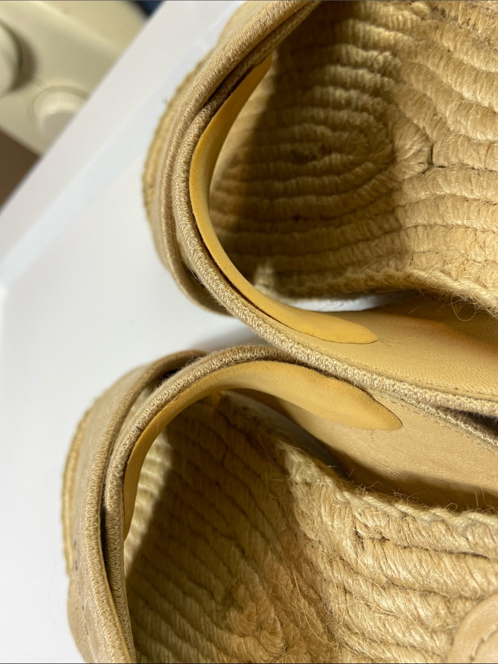 Christian Dior Granville Espadrille Slides Sandals Slides Natural 37.5/7.5 [CH] - Picture 15 of 15